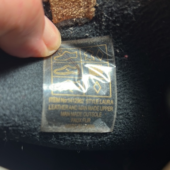 KHOMBU Womens Leather Winter Boots Size 8M. - Picture 12 of 12